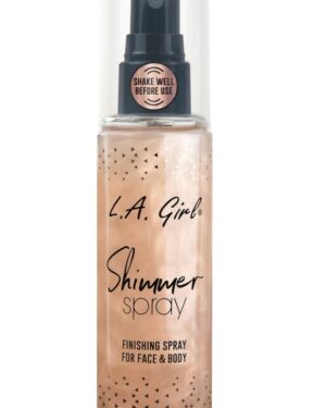 la girl shimmer spray rose gold